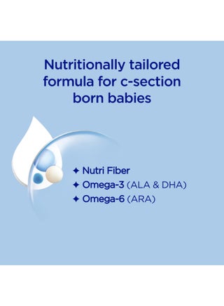 Advance Cesar 1 Infant Formula Milk From 0-6 Months, For C-Section Born Babies, Easy To Use Pack Plain 800grams Single - view 3